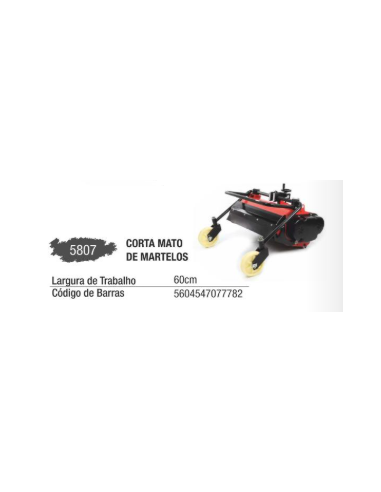 Desbrozadora de Martillos para MOTOCULTOR LIKE...