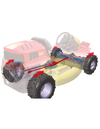 Tractor desbrozadora 4x4 Canycom CMX 2408 HCED...