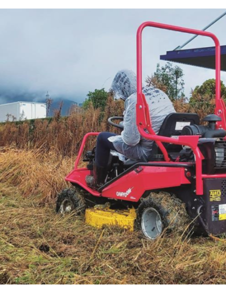 Tractor desbrozadora 4x4 Canycom CMX 2406 HEFD Motor Honda — 24 CV 97,5 cm