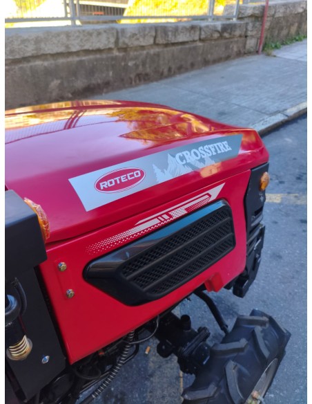Tractor agrícola Roteco Crossfire 4x4 matriculable + DESBROZADORA CUCHILLAS O CADENAS