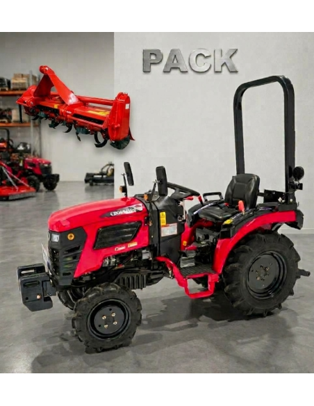 Tractor agrícola Roteco Crossfire 4x4 matriculable + FRESADORA