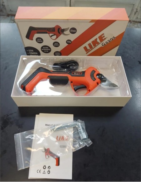 Tijera de Poda Bateria LIKE G-2201