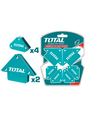 6 ESCUADRAS MAGNETICAS SOLDAR (2x3" 11.5KG -...