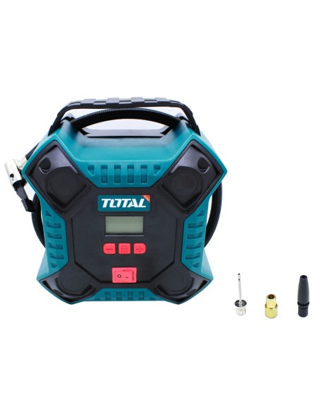 COMPRESOR AIRE BATERIA TOTAL 12V (11 BAR - 35L/min - CON... 2